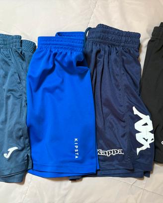 Lotto 4 pantaloncini sportivi - tg 9 anni