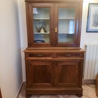 Credenza antica con vetrina ‘800