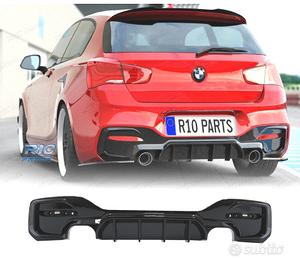 DIFUSORE BMW F20 F21 LCI 15-19 LOOK M NERO LUCIDO