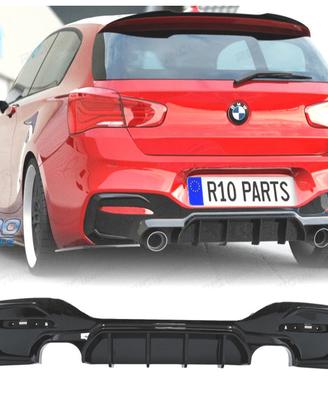 DIFUSORE BMW F20 F21 LCI 15-19 LOOK M NERO LUCIDO