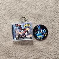 Crash Bandicoot 3 Warped ps1 mini NFC portachiavi