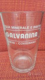 bicchiere vintage anni 70 acqua Galvanina
