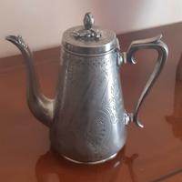 teiera silver plate inglese antica