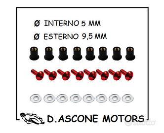 VITI ROSSO 8 GOMMINI AD ESPANSIONE CARENE ø 5/9,5