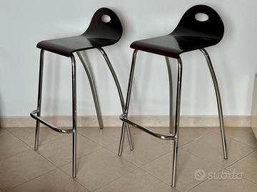 Coppia Sgabelli Bar Cucina Penisola Isola Design