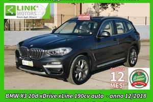 BMW X3 xDrive20d xLine auto / TAGLIANDI BMW / GA