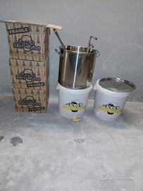 Kit  preparazione birra artigianale acciaio inox