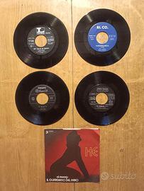 5 dischi LP 45 giri