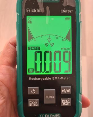 Rilevatore EMF 3-in-1 Erickhill EMF02 - Nuovo