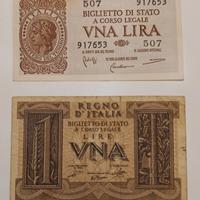 8# Banconote 1 lira