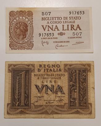 8# Banconote 1 lira
