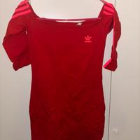 Vestito rosso Adidas