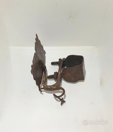 Antico Autentico pezzo di carretto siciliano in fe