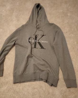Felpa grigia Calvin Klein