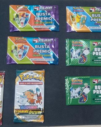 Lotto Pokemon Buste Premio+Buste Prova+Fuecoco 
