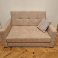 Divano letto 2 posti beige