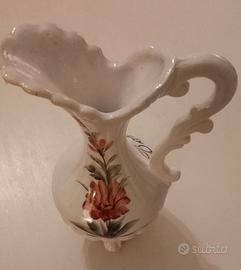 brocca vintage in ceramica di Bassano 