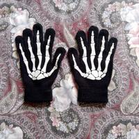 Guanti Scheletro , Punk -  taglia M