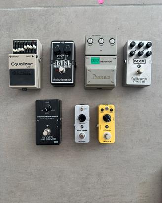 Pedaliere pedalini chitarra elettrica pedalboard