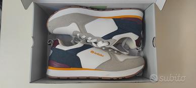 Scarpe sneakers inblu, colore bianco, blu, giallo 