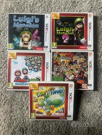 Nintendo 3DS - Lotto 5 giochi Luigi’s mansion ecc