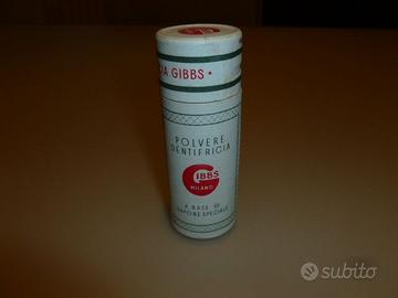 Polvere dentifricia sigillata Gibbs Milano vintage
