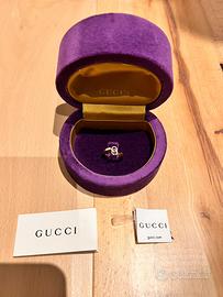 Anello gucci in oro rosa e diamanti