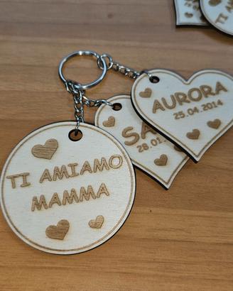 Portachiavi Festa della Mamma personalizzabile