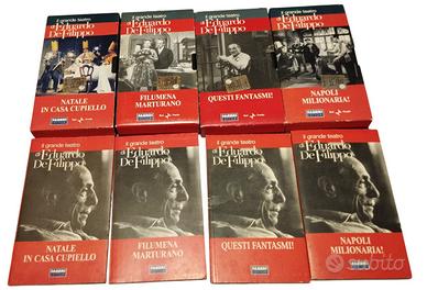 Regal 4 VHS Il Grande Teatro di Eduardo De Filippo