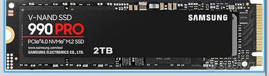 SSD 990 Pro 2TB Samsung nuovo dimostrato