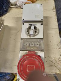 Gewiss presa fissa interbloccata 380v 32A