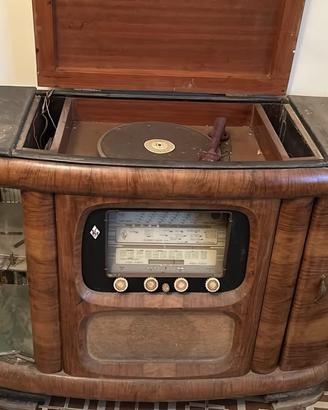 Giradischi con radio d’epoca Vis