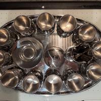 Servizio AMC da caffè termico per 12  in acciaio