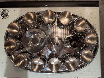 Servizio AMC da caffè termico per 12  in acciaio