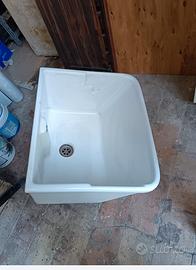 Lavatoio e sostegni in ceramica  + Lavatoio senza 