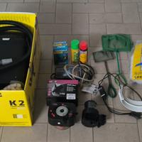 kit acquario 300 lt scalari discus pesce rosso