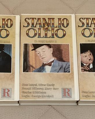 Stanlio e Ollio - 3 VHS 