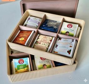 Organizzatore bustine di tè impilabile e modulare