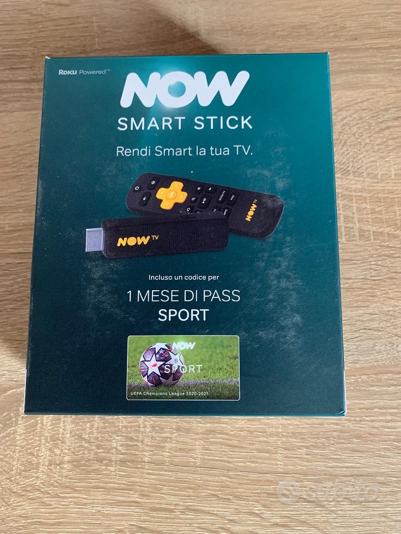 NOW TV Smart Stick con il primo mese di Sport incluso