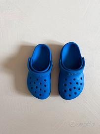 Crocs bambino blu misura c10