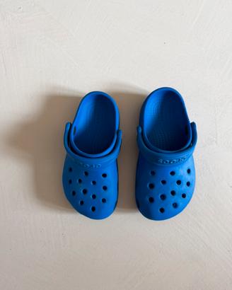 Crocs bambino blu misura c10