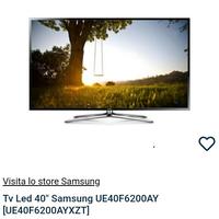 Samsung TV smart 40 pollici con supporto muro 