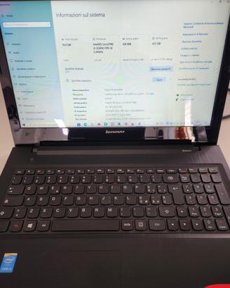 PC portatile Lenovo G50-80  i5-16gb ram-ssd 512gb
