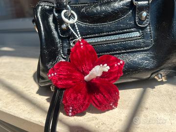 portachiavi/accessorio per borsa fiore estivo