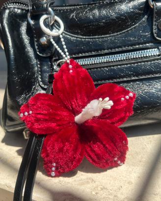 portachiavi/accessorio per borsa fiore estivo