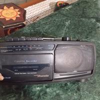 mangiacassette e stereo portatile 