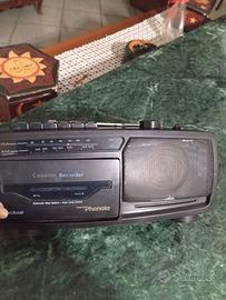 mangiacassette e stereo portatile 