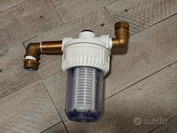 Filtro maglia nylon e raccordi ottone