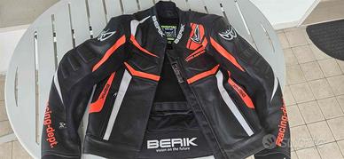 giacca moto in pelle