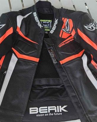giacca moto in pelle